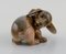 Figura de cachorro de perro salchicha de porcelana de Royal Copenhagen, Imagen 2