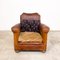 Antique French Sheep Leather Armchair 12