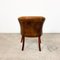 Vintage Dutch Sheep Leather High Tub Club Chair 3