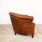 Vintage Dutch Sheep Leather Tub Club Chair 2