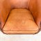 Vintage Dutch Sheep Leather Tub Club Chair, Image 11