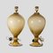 Italienische goldene Veronese Vasen Tischlampen, 2er Set 4