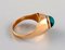 Vintage Ring in 14 Carat Gold Adorned With Turquoise, Scandinavia 2