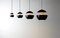 Extra Large Black and White Here Comes the Sun Pendant Lamp by Bertrand Balas 4