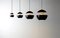 Extra Large Black and White Here Comes the Sun Pendant Lamp by Bertrand Balas, Image 4