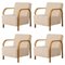 Arch Lounge Chairs by Mazo Design, Set of 4 2
