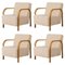 Arch Lounge Chairs by Mazo Design, Set of 4, Image 2