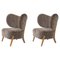 Sahara Sheepskin Tmbo Lounge Chairs by Mazo Design, Set of 2, Image 2