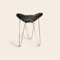 Black and Steel Trifolium Stool by Ox Denmarq 2