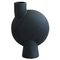 Vase Medio Sphère Noir par 101 Copenhagen, Set de 4 1