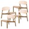 Oak Halikko Lounge Chair by Made by Choice, Set of 4 1