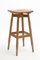High Black Stained Oak Dom Stools by Marcos Zanuso Jr, Set of 2 4