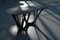 Consola G-Table escultural de acero negro brillante de Zieta, Imagen 4
