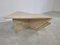Up & Up Travertine Triangular Coffee Tables, 1970s, Set of 2 6