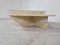 Up & Up Travertine Triangular Coffee Tables, 1970s, Set of 2 8