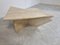 Up & Up Travertine Triangular Coffee Tables, 1970s, Set of 2 11