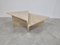 Up & Up Travertine Triangular Coffee Tables, 1970s, Set of 2 3