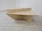 Up & Up Travertine Triangular Coffee Tables, 1970s, Set of 2 7