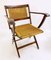 Mid-Century Italian Cane and Wood Foldable Armchairs, 1950s, Image 8