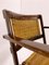 Mid-Century Italian Cane and Wood Foldable Armchairs, 1950s, Image 10