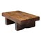 Rustic Wood Coffee Table, France, 1950s, Image 1