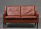 Vintage Mid-Century Danish 2 Seater Leather Sofa by Rud Thygesen, 1965 1