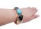 Turquoise Bracelet in 14K Rose Gold and Silver, Image 6