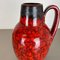 Large Multi-Color Pottery 414-38 Floor Vase from Scheurich, 1970s 9