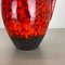 Large Multi-Color Pottery 414-38 Floor Vase from Scheurich, 1970s 6