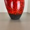 Large Multi-Color Pottery 414-38 Floor Vase from Scheurich, 1970s 13