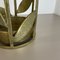 Italian Hollywood Regency Brutalist Umbrella Stand in Solid Brass, 1970s, Image 5