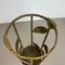 Italian Hollywood Regency Brutalist Umbrella Stand in Solid Brass, 1970s, Image 12