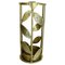 Italian Hollywood Regency Brutalist Umbrella Stand in Solid Brass, 1970s, Image 1