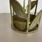 Italian Hollywood Regency Brutalist Umbrella Stand in Solid Brass, 1970s, Image 4