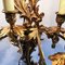 Large Louis XIV Style Brass Wall Lamp with 9 Arms 3