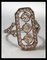 Art Deco Style 18k White Gold Diamond Ring 7