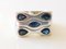 18k Gold Interchangeable Rings with Sapphire, Set of 3 8