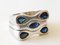 18k Gold Interchangeable Rings with Sapphire, Set of 3, Image 7