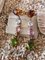 Boucles d'Oreilles en Or Jaune avec Zircons Naturels, Saphir Multicolore et Diamant, Set de 2 2