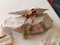 Boucles d'Oreilles en Or Jaune avec Zircons Naturels, Saphir Multicolore et Diamant, Set de 2 6