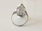 Art Deco 18k White Gold Diamond Ring, Image 6