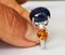 Ring in 18k White Gold with Sapphire, Diamond, and Citrine 7