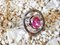 Ring in Gray, Unheated Pink Sapphire and Diamond 10