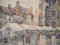 Frank Will, Dreux, The Marketplace, 1930s, Watercolor and Gouache Drawing 4