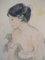 Litografia After Berthe Morisot, Young Woman, 1946, Immagine 2