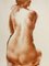 Antoniucci Volti, Nude Sitting, Drawing in Sanguine 2