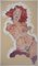 Egon Schiele, Reclining Nude, Lithograph 1