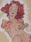 Egon Schiele, Liegender Akt, Lithographie 7