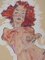 Egon Schiele, Reclining Nude, Lithograph 7