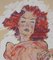 Egon Schiele, Liegender Akt, Lithographie 8
